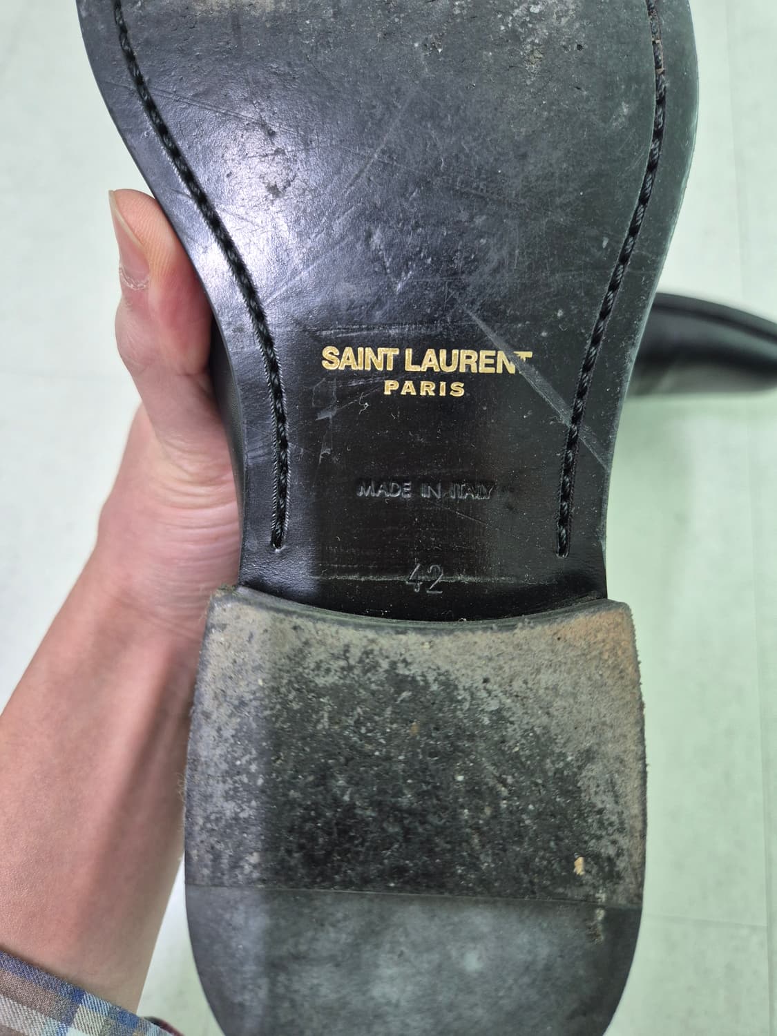 생로랑 레더 첼시부츠 42 상품이미지3