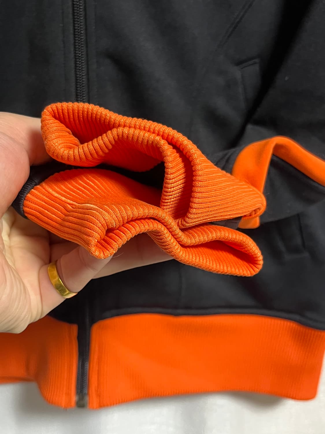 공용 나이키 카라 니트 집업 져지 트랙탑 M 상품이미지2