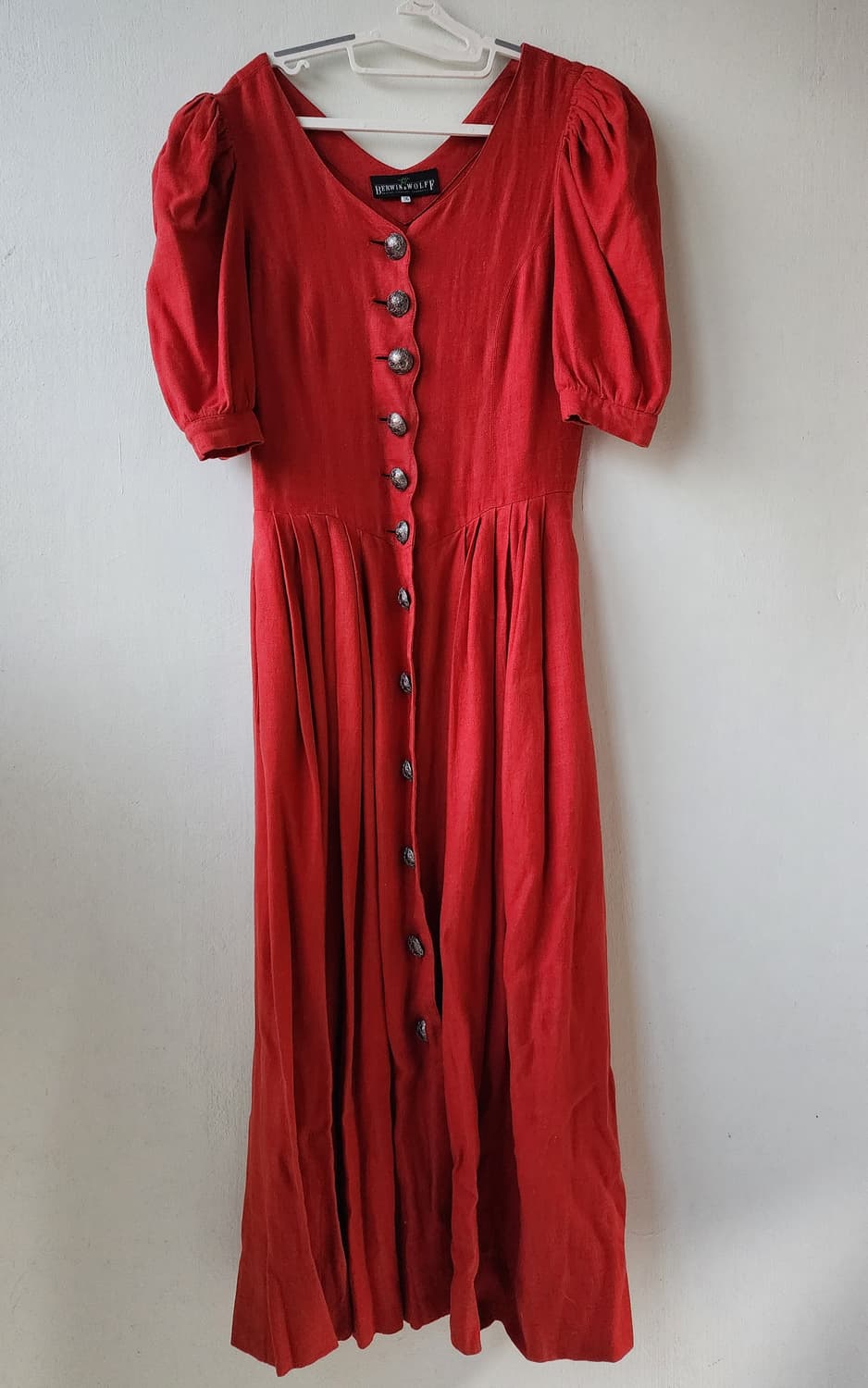 유럽 빈티지 린넨 원피스 상품이미지2