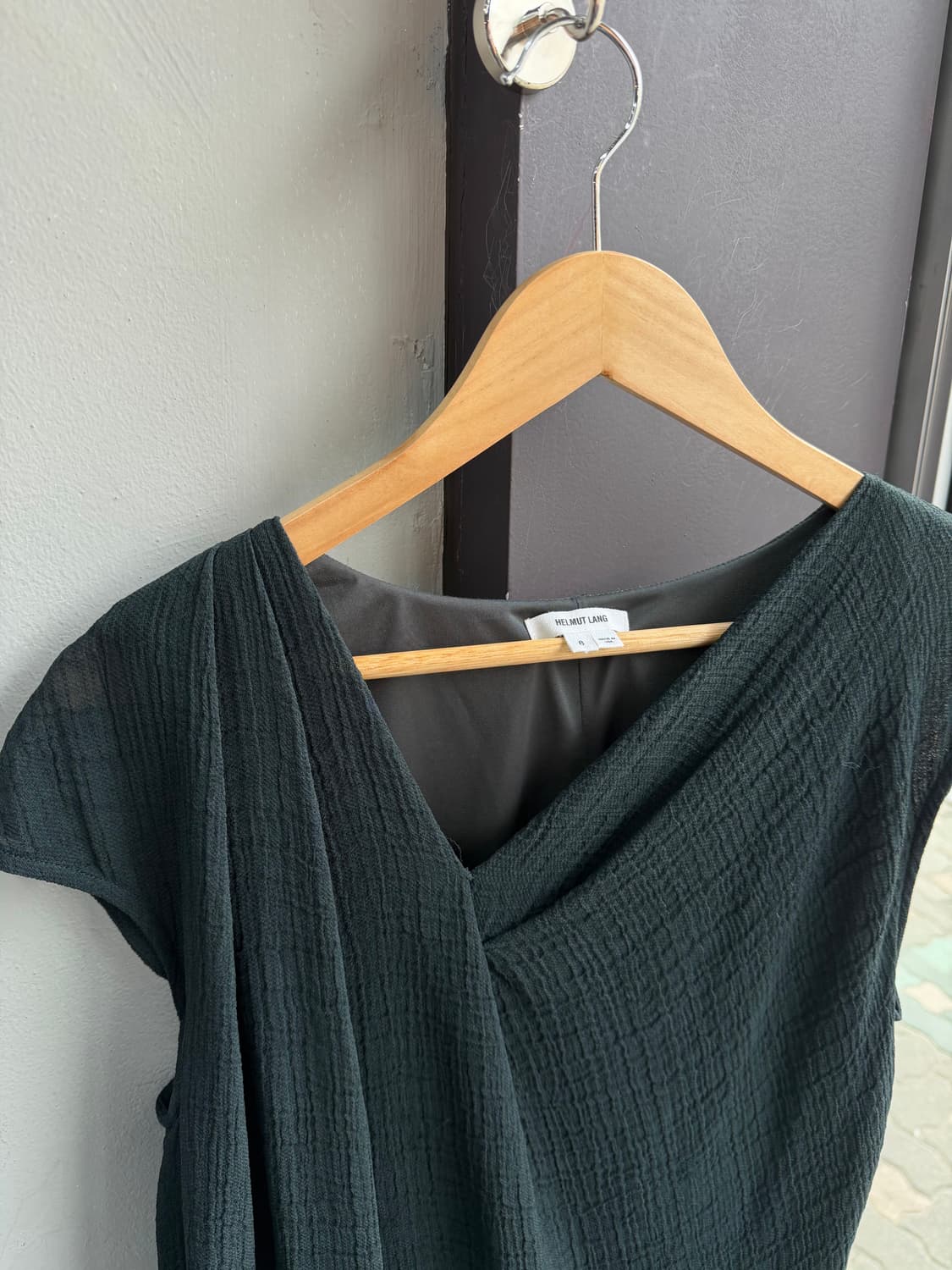 헬무트 랭 비대칭 드레이프 원피스 상품이미지4