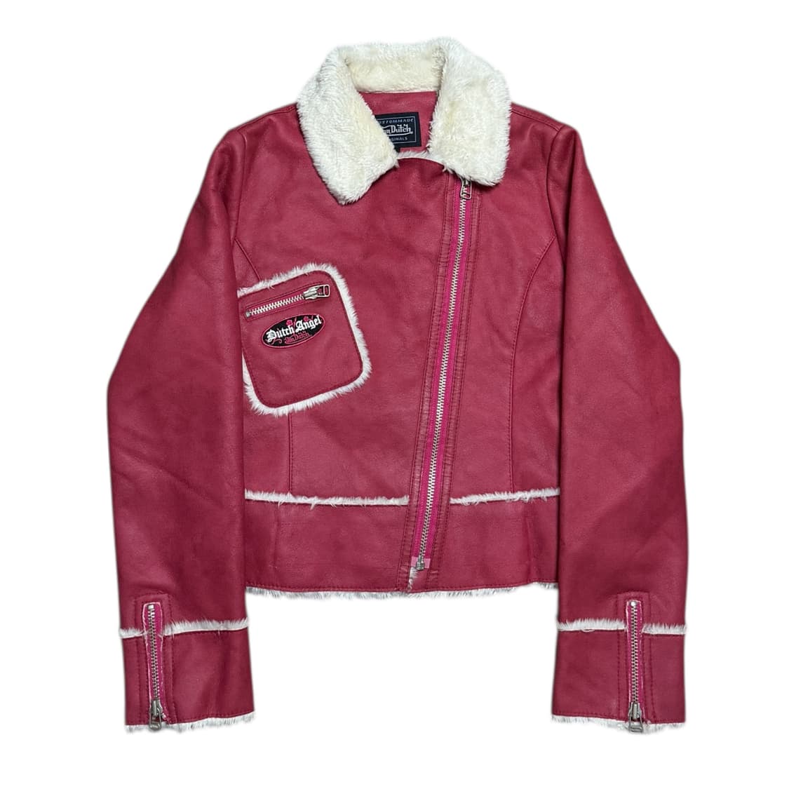 본더치 빈티지 Y2K 무스탕 퍼 자켓 S 상품이미지1