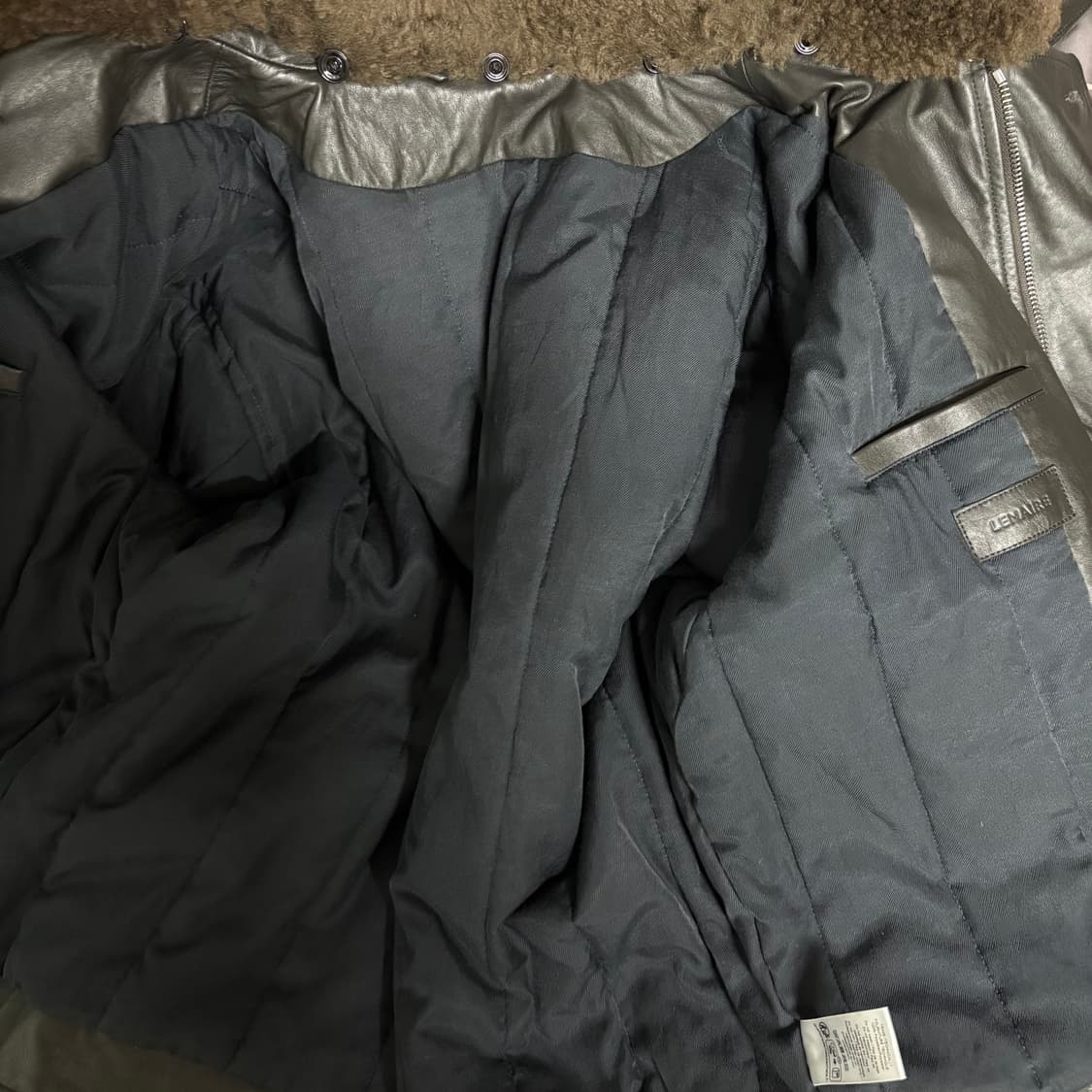 르메르 24fw 레더 블루종 L사이즈 상품이미지3