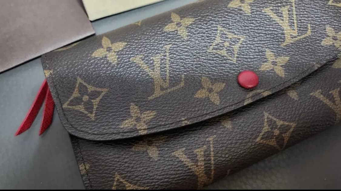 M60136 루이비통 모노그램 에밀리월렛 에밀리월릿 레드 장지갑 상품이미지2