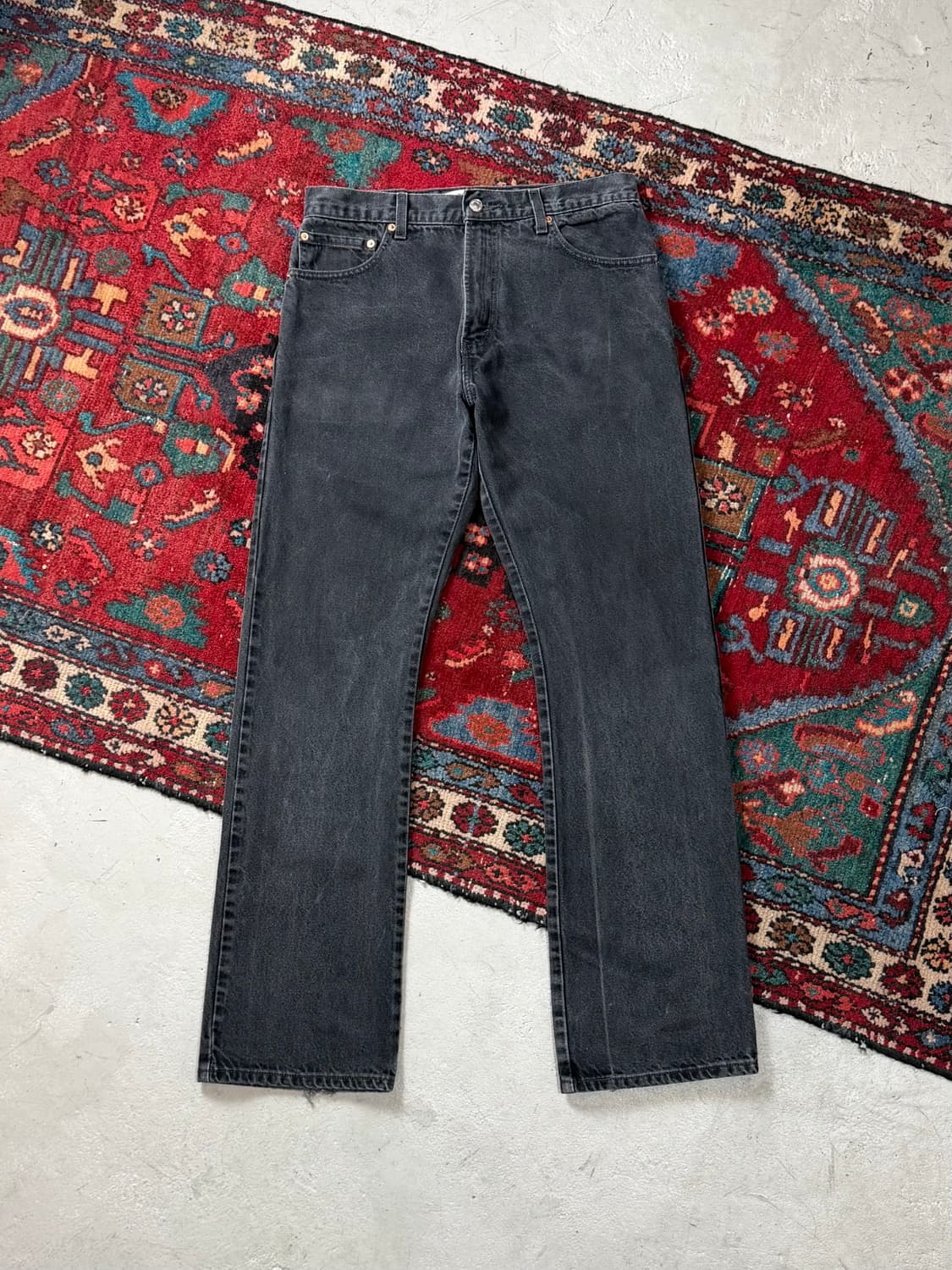 00's 빈티지 리바이스 517 블랙 부츠컷 리바이스 플레어진 상품이미지2