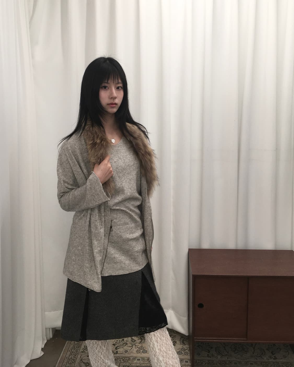 G.O.A 3 way 니트 set 상품이미지4