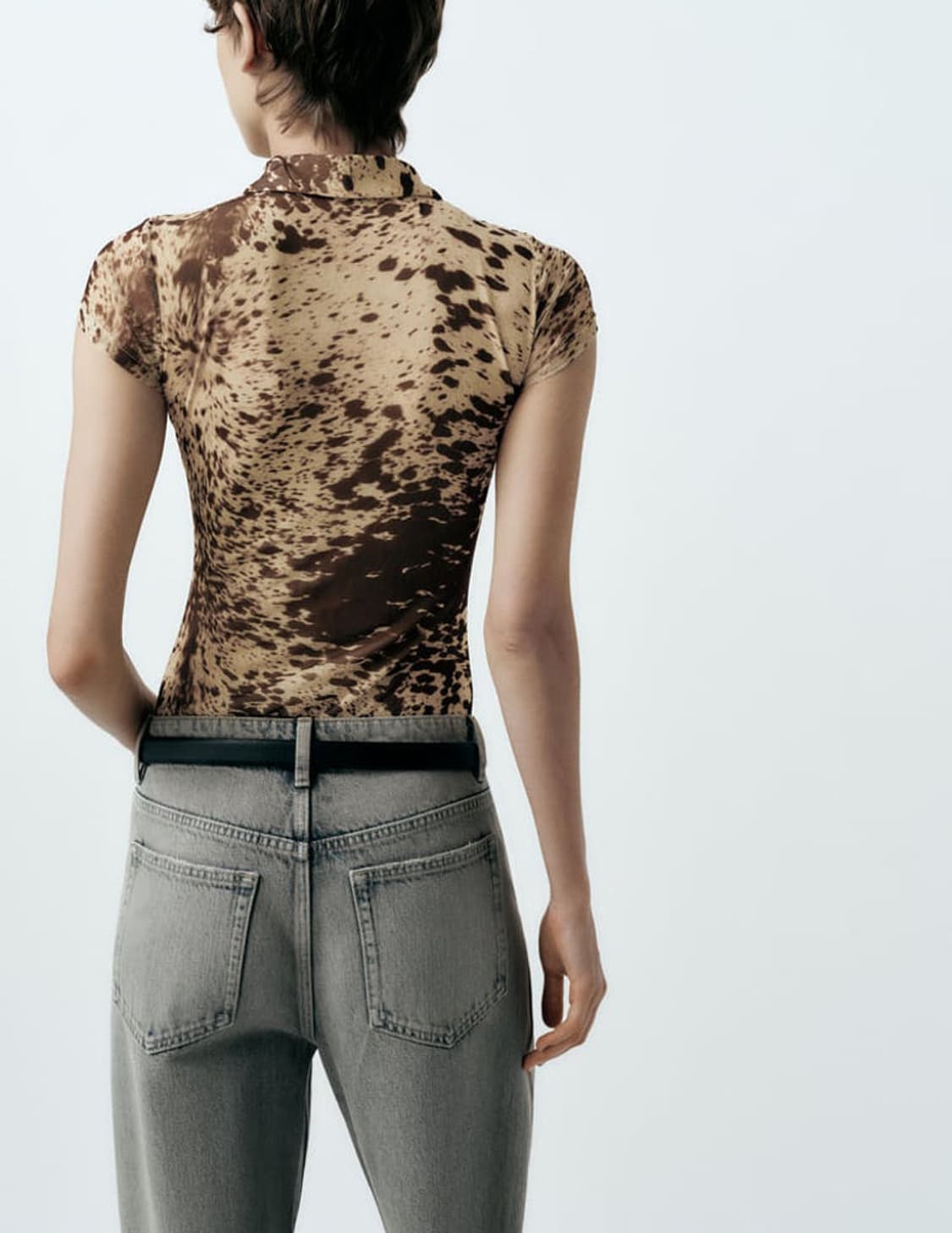 자라 JEANS TRF BALLOON 미드라이즈 상품이미지4