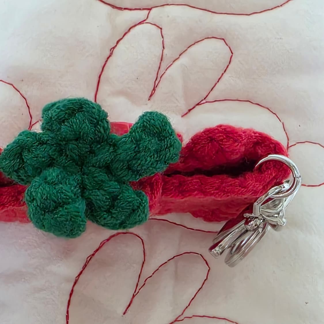 핸드메이드 뜨개 토마토 키링 카드지갑 상품이미지4