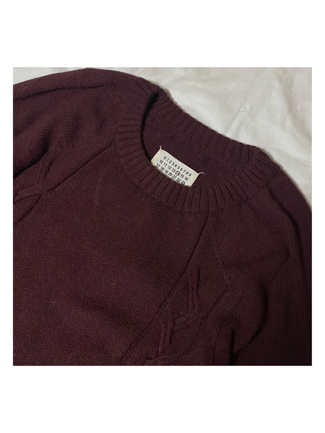 마틴 마르지엘라 모헤어 울 니트 크리스마스 아카이브 가디건 상품이미지3