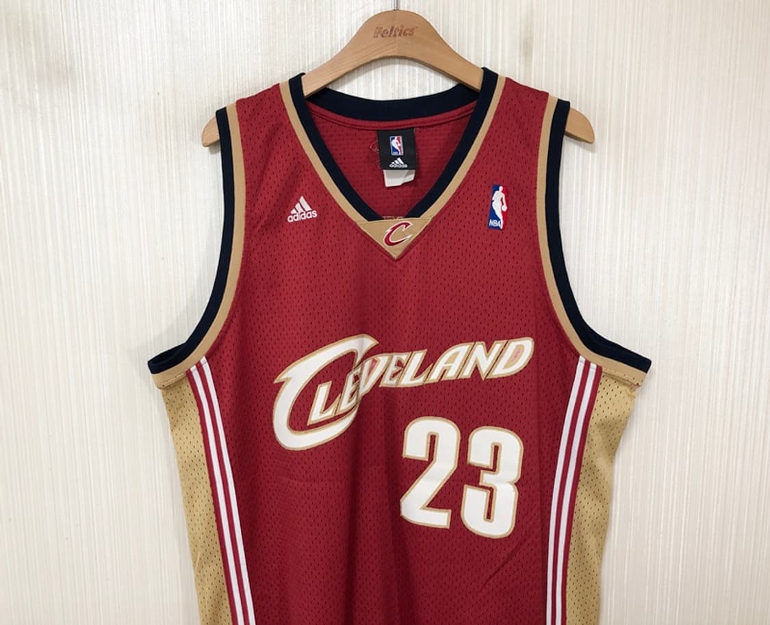 NBA 아디다스 클리블랜드 캐벌리어스 스윙맨져지 L #23 르브론제임스 상품이미지2