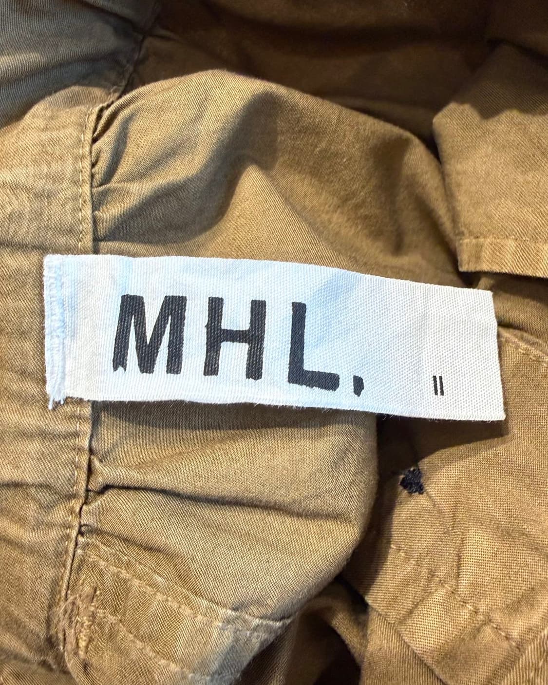 마가렛호웰 브라운 코튼 미디스커트  상품이미지7