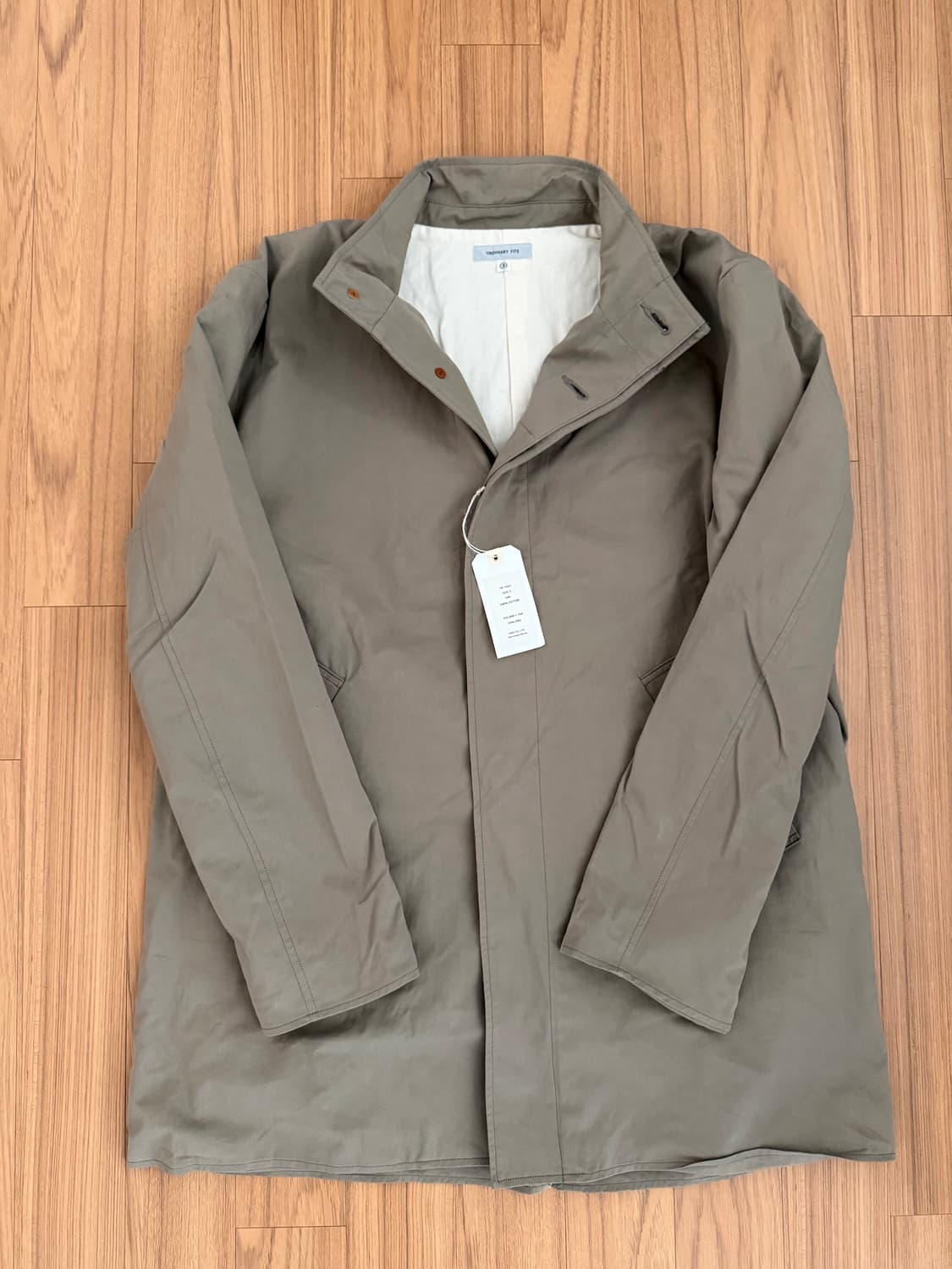 오디너리 핏츠/ 중기장 자켓 /3(100-105)/ 미착용 새제품 상품이미지1