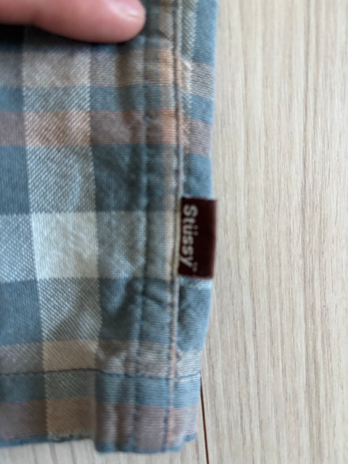 90s 스투시 코튼 셔츠 xl 상품이미지5