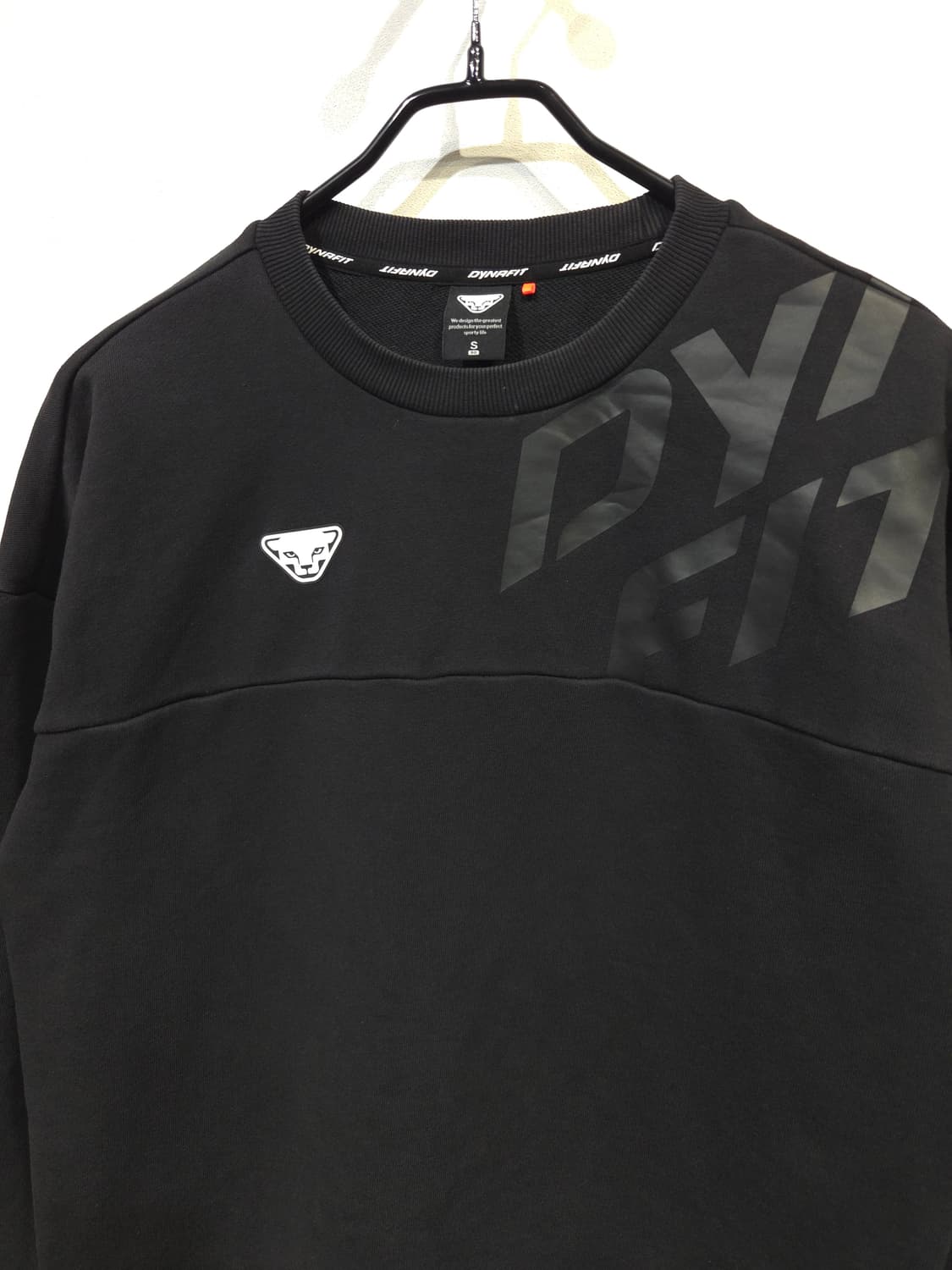 다이나핏 블랙 로고 맨투맨 티셔츠_S 상품이미지3