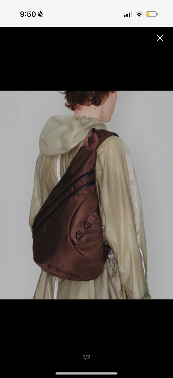 하 아카이브 하이브리드 메신저백 브라운 상품이미지1