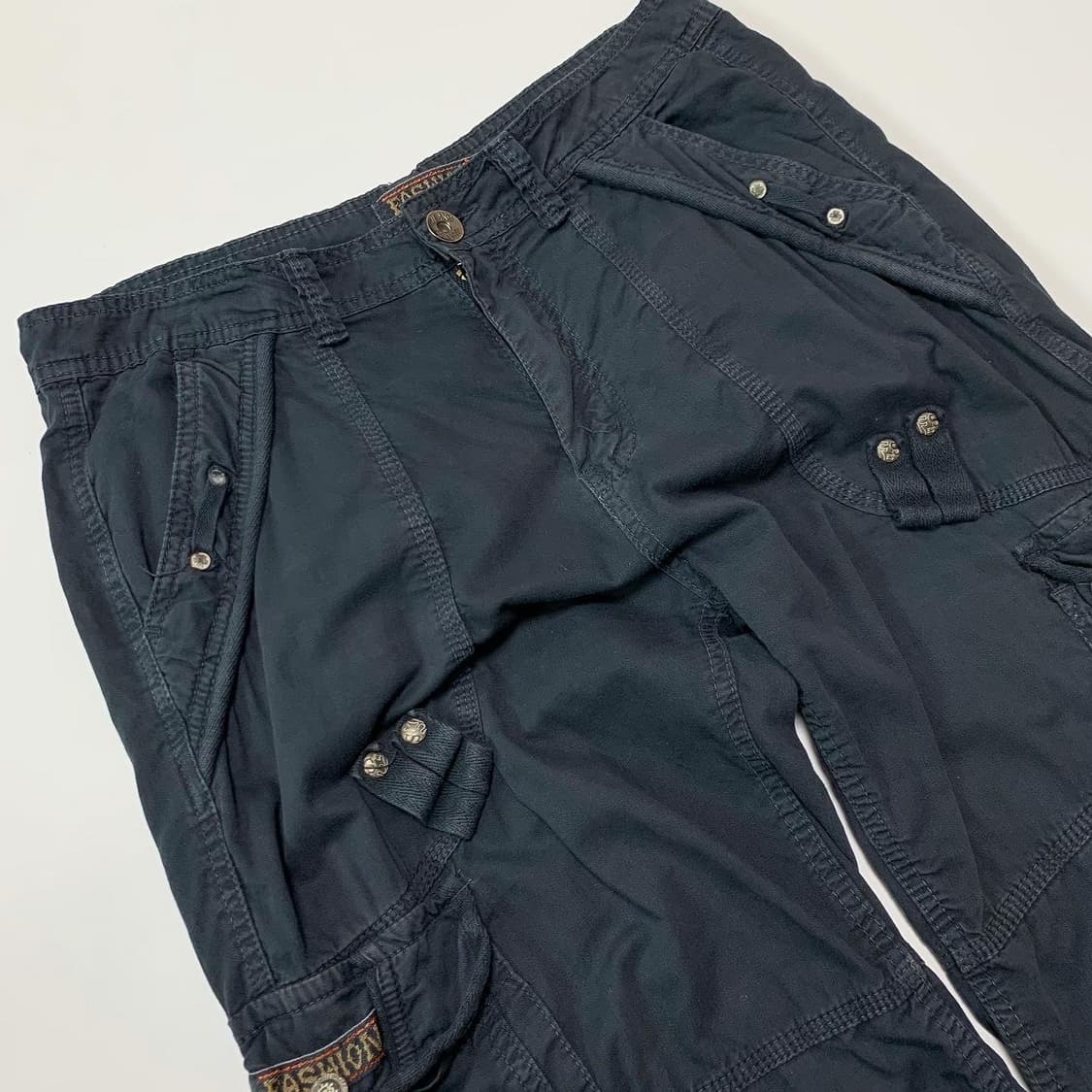 그런지 멀티포켓 카고 반바지 상품이미지5