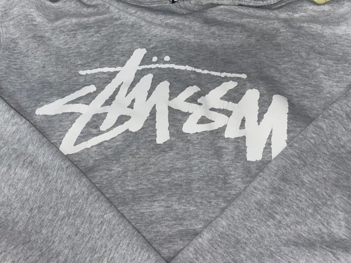 스투시 재팬 후드티 그레이 L 상품이미지3