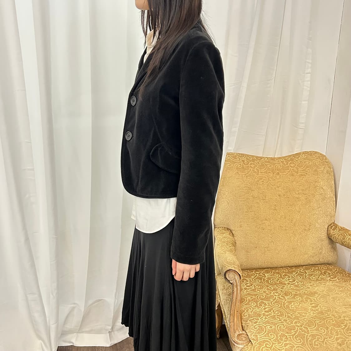 요지야마모토 Ys 벨루어 자켓 상품이미지2