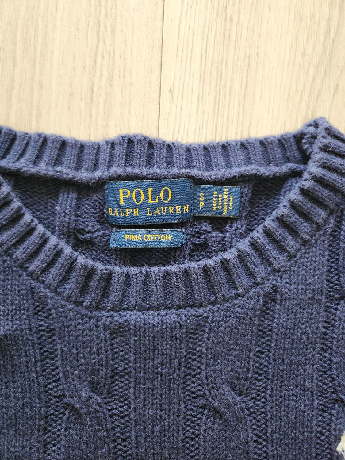 폴로랄프로렌 케이블반팔니트(S  상품이미지8