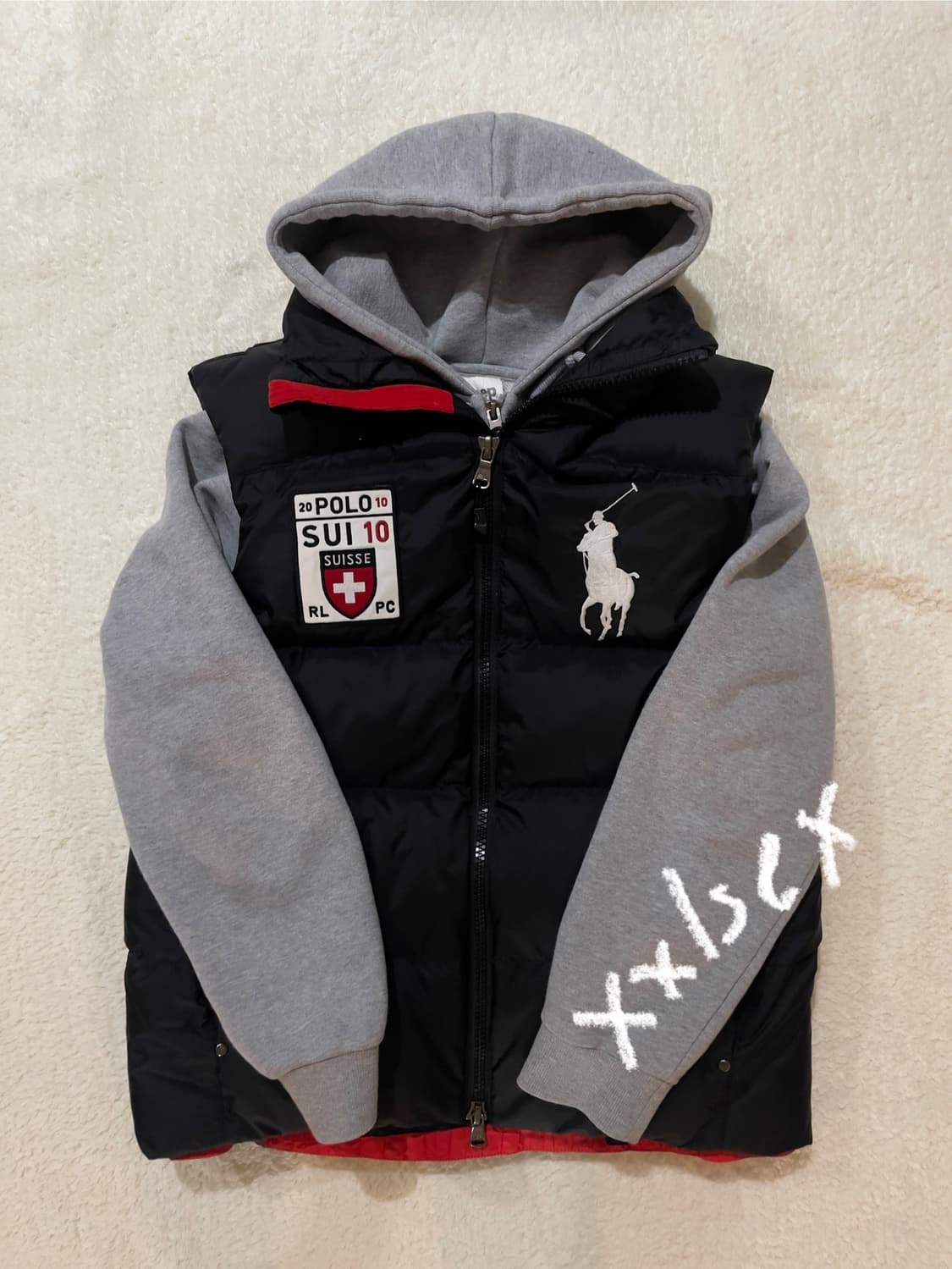 폴로 랄프로렌 빅포니 스위스 조끼 후드패딩 상품이미지4