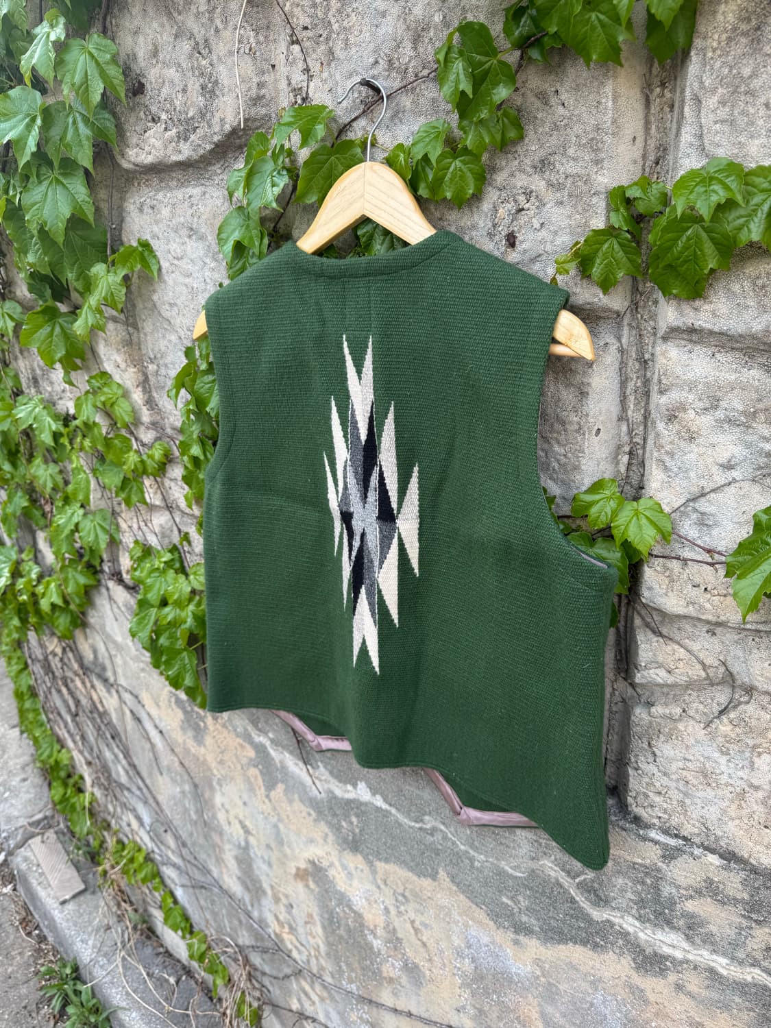 오르테가 핸드 우븐 울 네이티브 웨스턴 치마요 베스트 조끼 상품이미지4