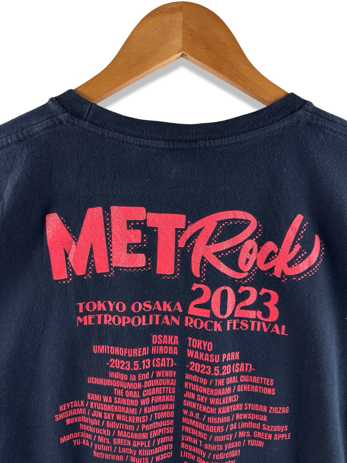 METROCK  2023 도쿄 오사카 밴드 티셔츠3339 상품이미지3