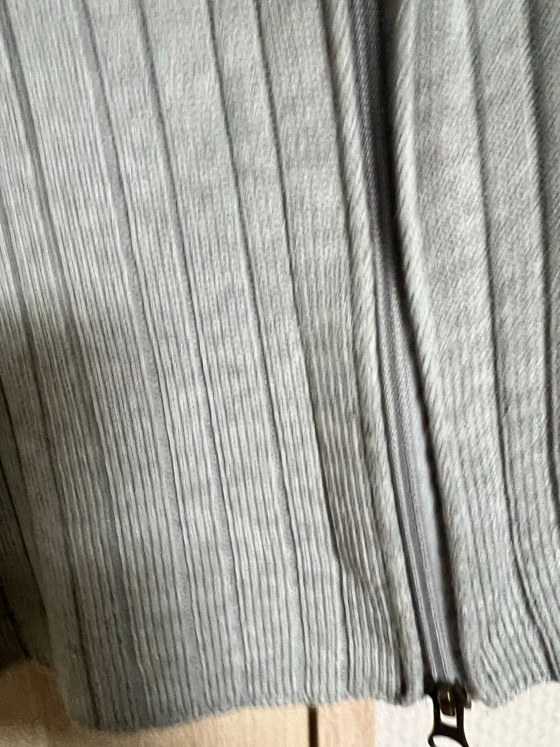 00s 아르마니 진스 투웨이 그레이 니트집업 상품이미지6