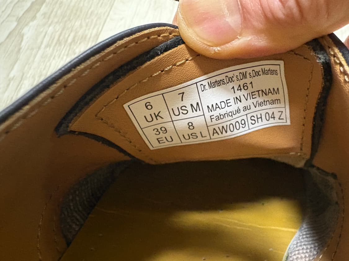 닥터마틴 1461 3홀 나파 250 상품이미지7