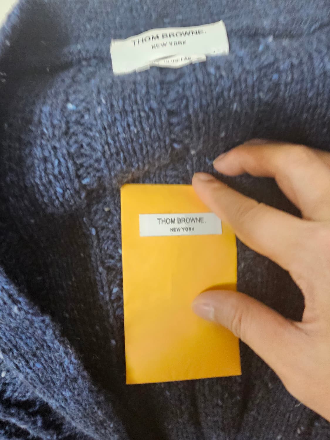 톰브라운 24fw 도네갈 케이블 가디건(3/오케이몰정품) 상품이미지10