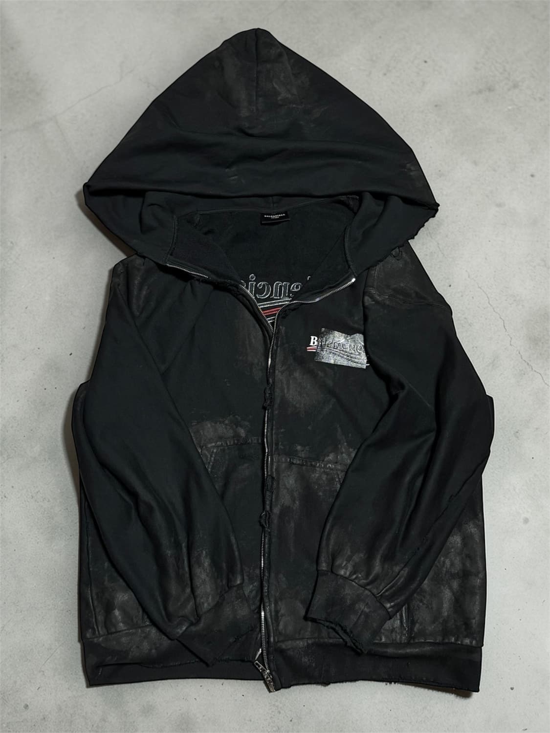 (L)발렌시아가 개퍼 후드집업 스몰핏  상품이미지1