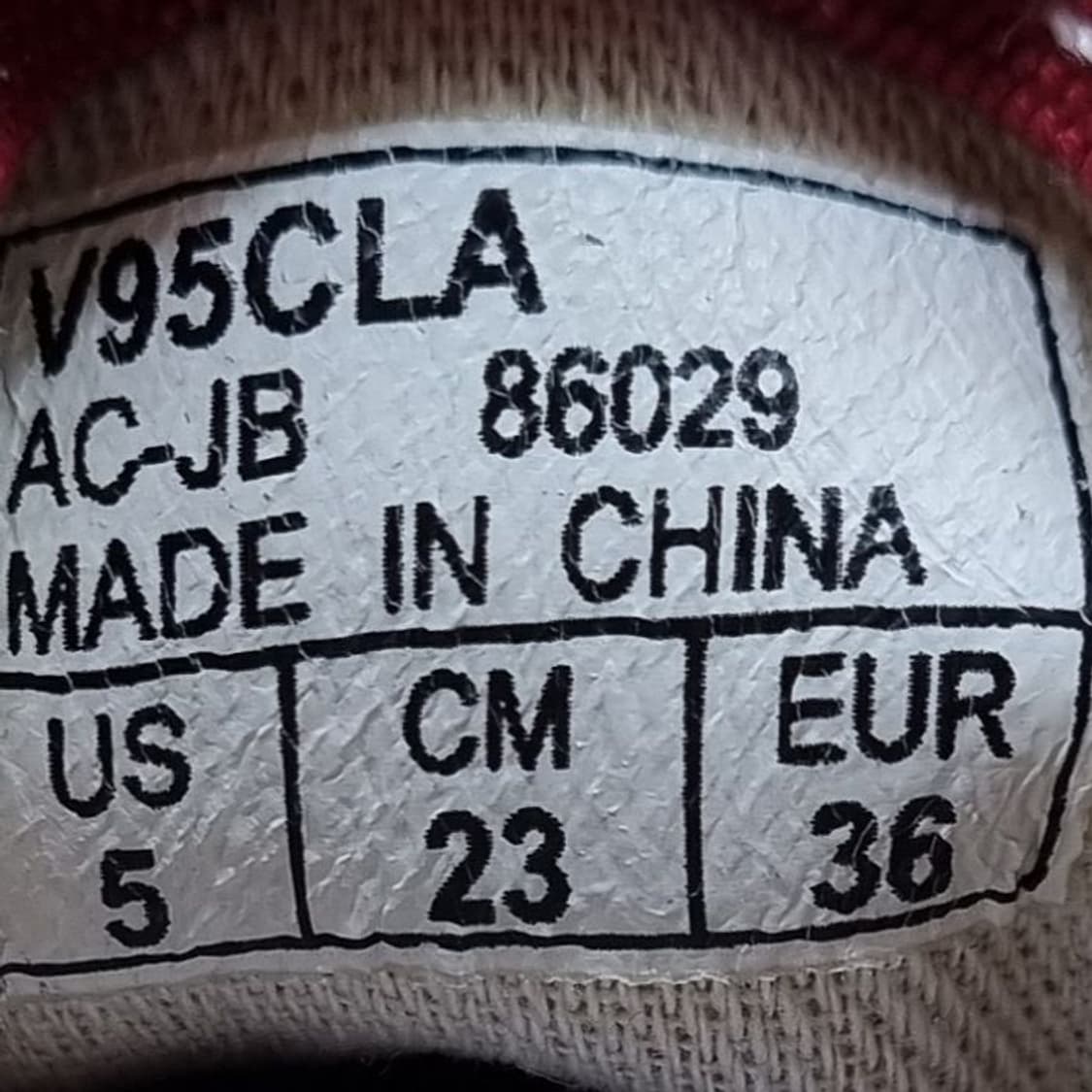 반스 에라 레드 여성스니커즈230. 상품이미지6