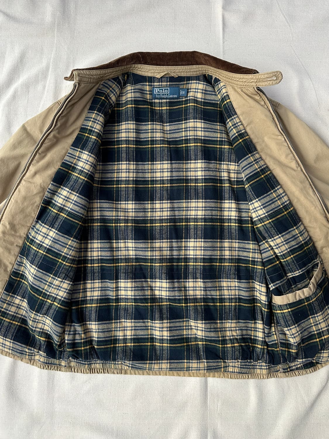 폴로 베이포트 퀼팅 봄버 자켓 S 상품이미지5