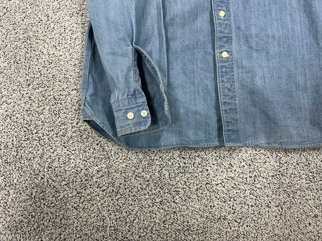 90s BERT PULITZER 데님셔츠 상품이미지4