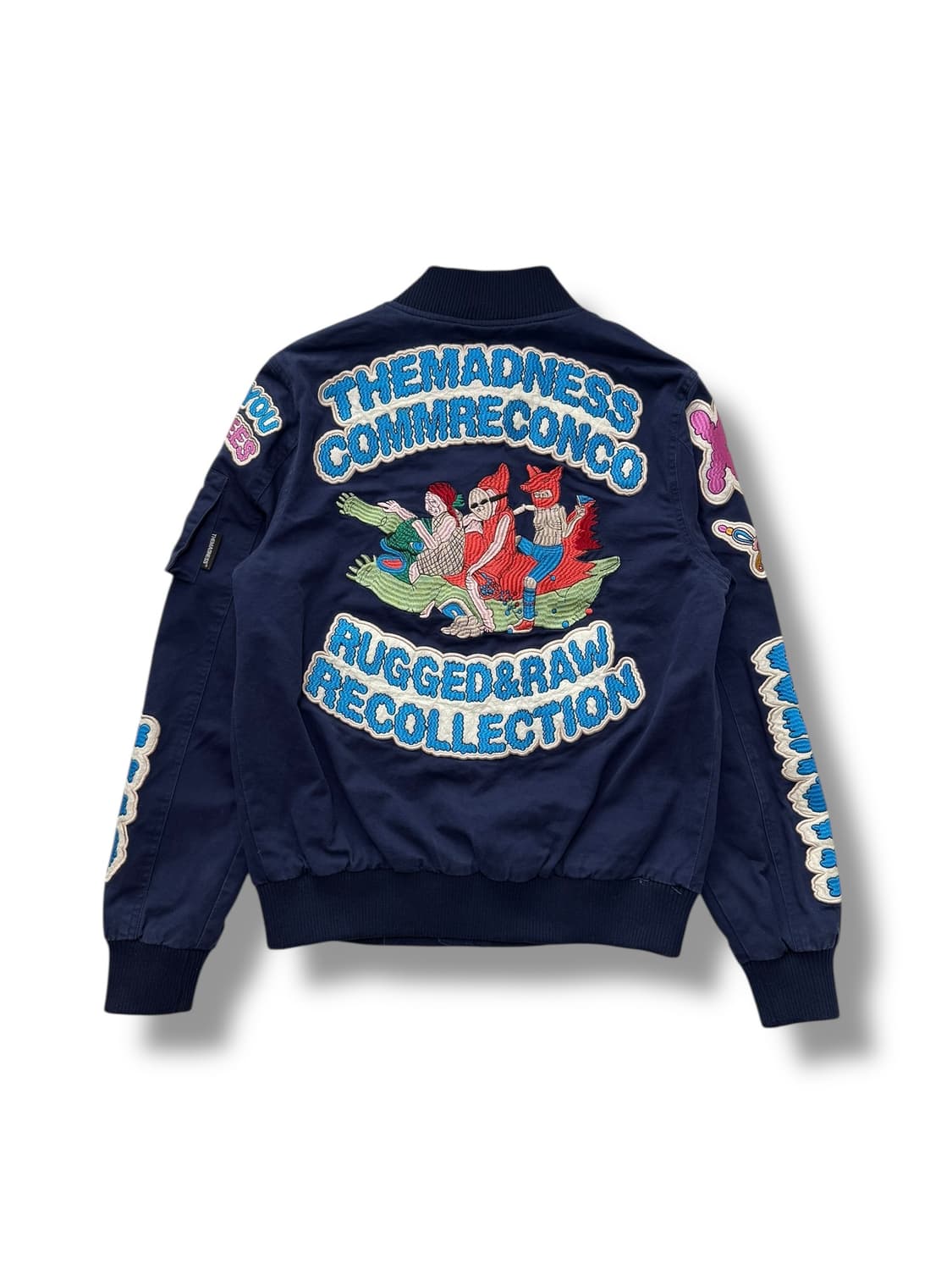 더 매드니스 풀패치 와펜 바시티 자켓 상품이미지4