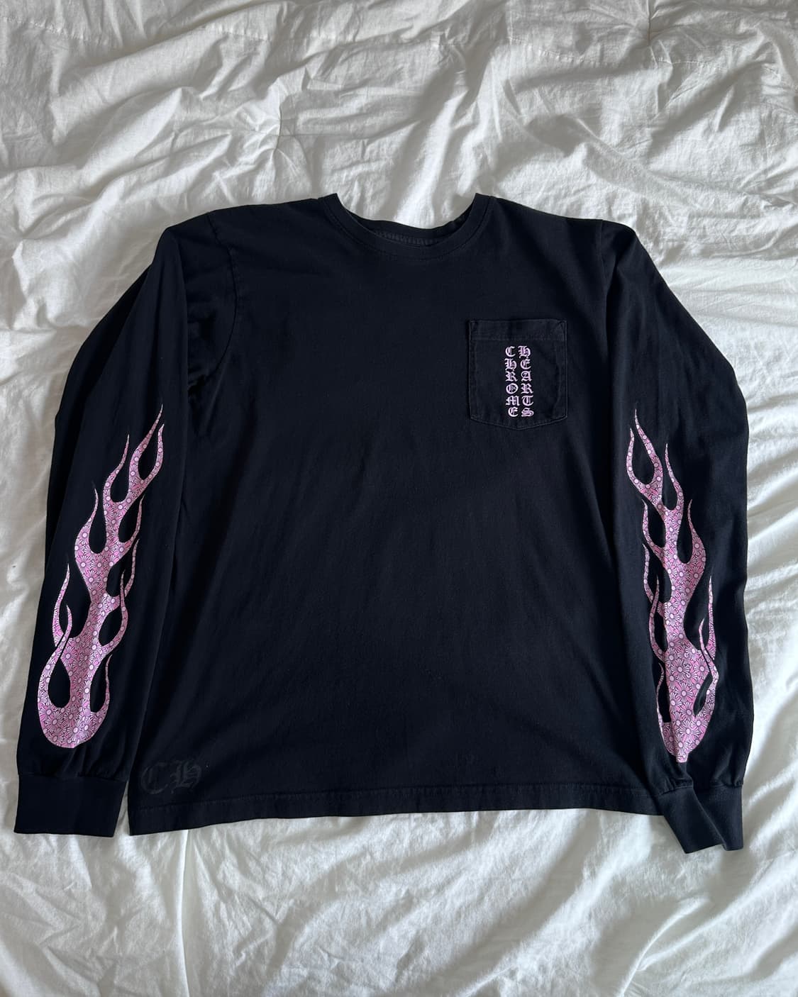 vintage chrome hearts flame LS(hold) 상품이미지3