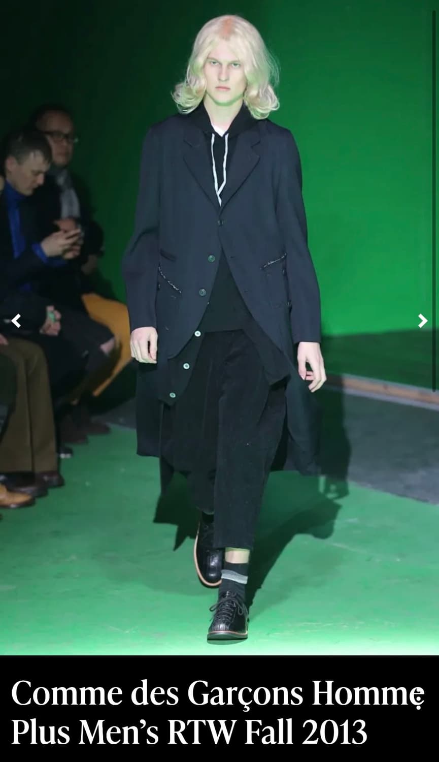 꼼데가르송 13AW 아카이브 축융 폴리 코트 상품이미지7