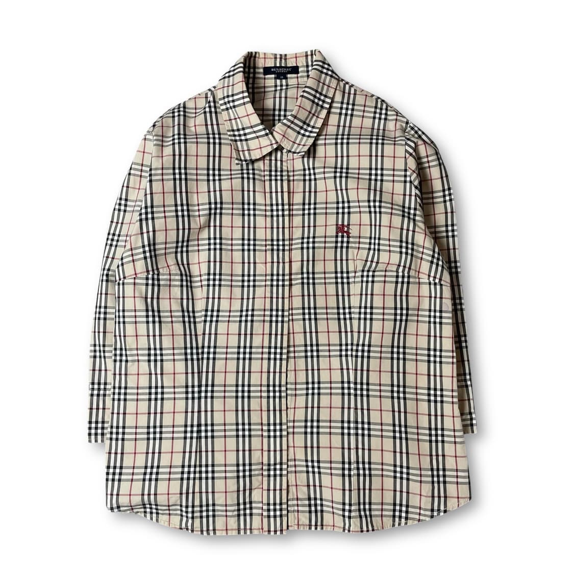버버리 키즈 베이지 노바 체크 긴팔 셔츠 13 상품이미지1