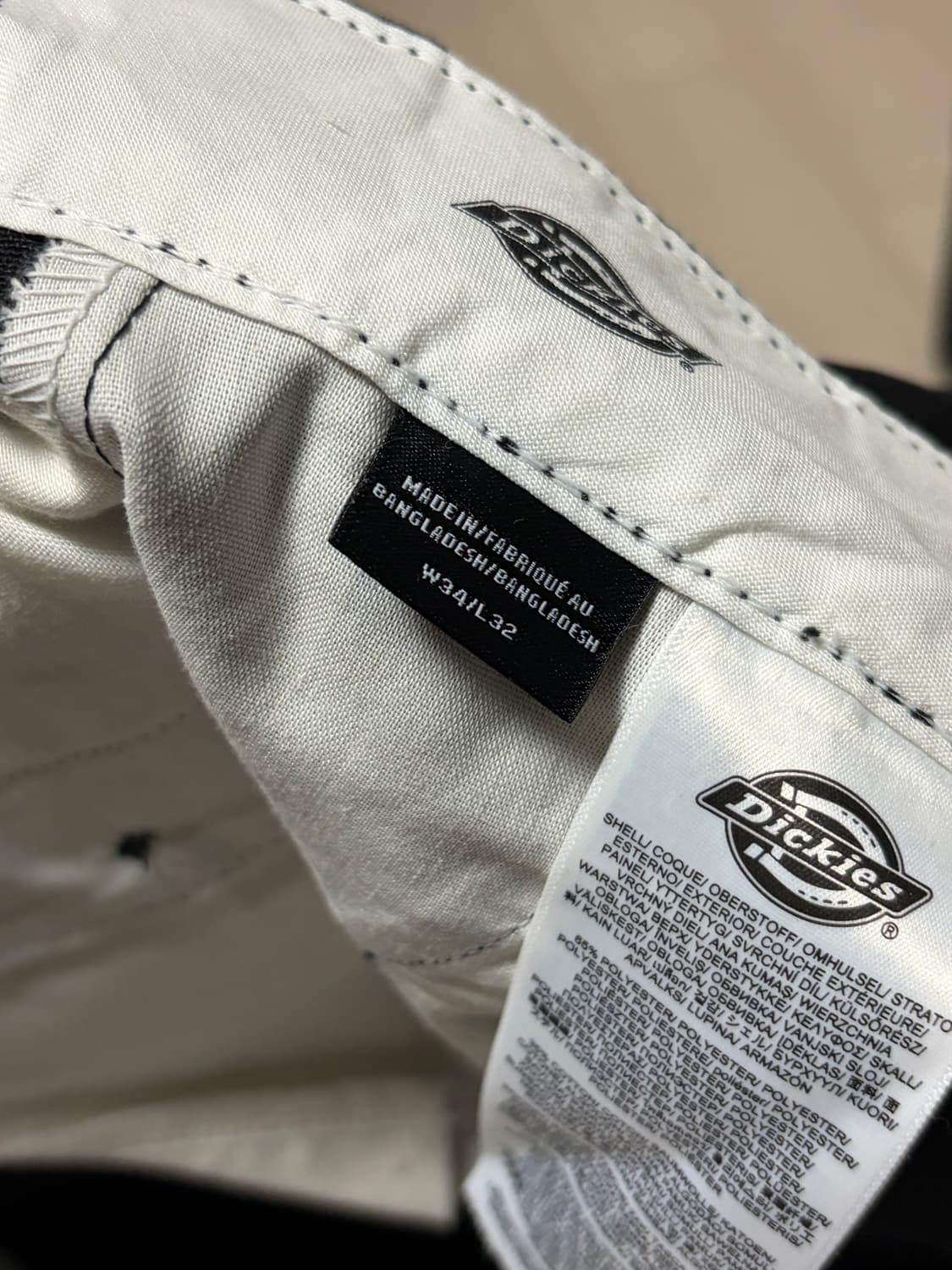 더블니 85283 루즈핏 워크팬츠 Black 34사이즈 상품이미지3