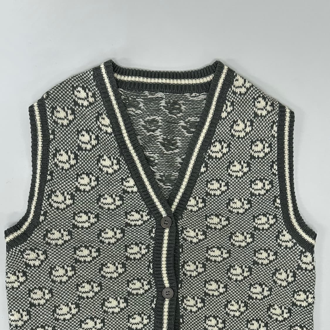 일본 패턴 니트 베스트 상품이미지2