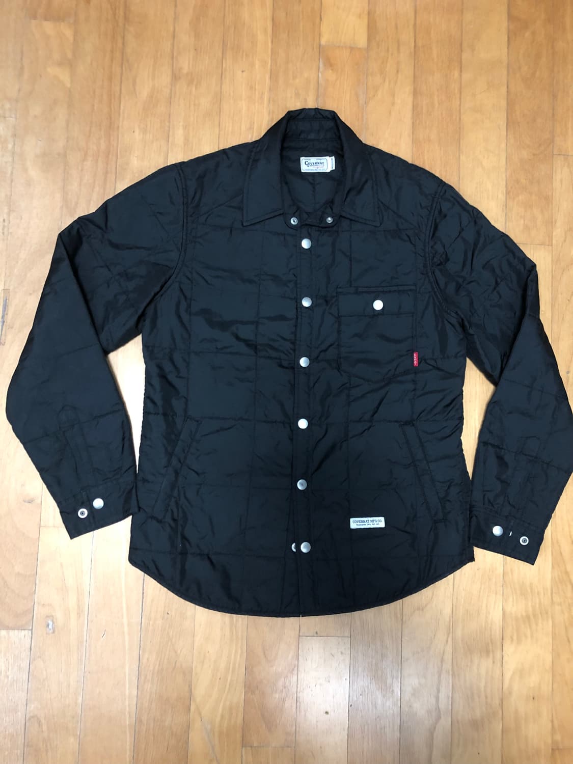 커버낫 블랙 셔츠 패딩 자켓 M 상품이미지1