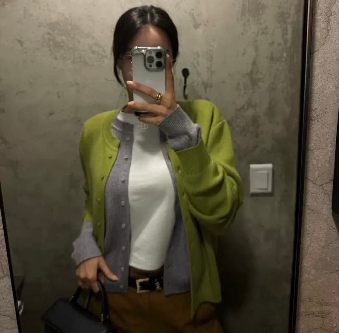 [새 상품] 돈비레잇 가디건 그레이 상품이미지2