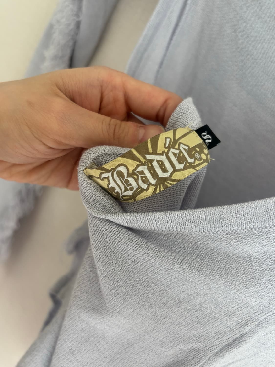 배디 원숄더 니트 바디수트 상품이미지6