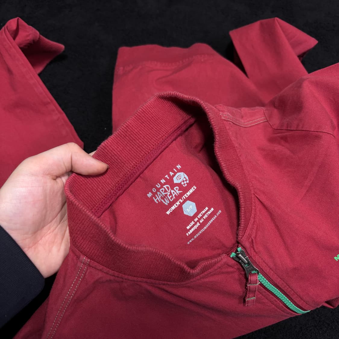 우먼S 마운틴하드웨어 다홍 백로고 면 블루종자켓 상품이미지5