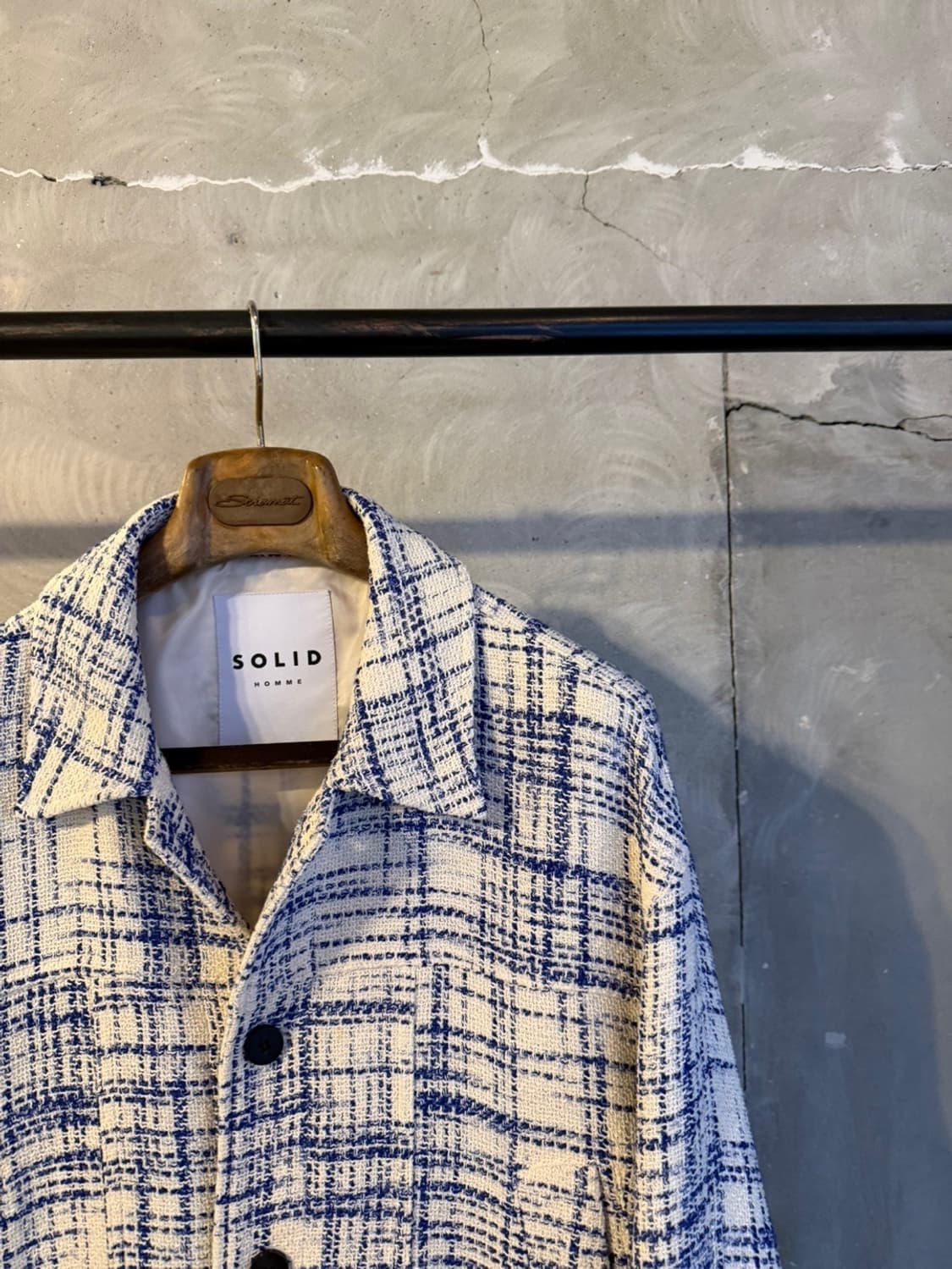 솔리드옴므 트위드 블루종 100 상품이미지6