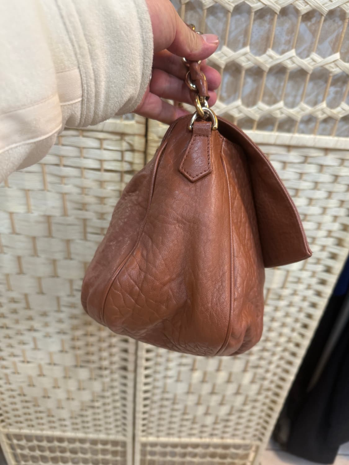 정품 펜디 미아 플랩 체인 숄더백 팝니다 상품이미지4