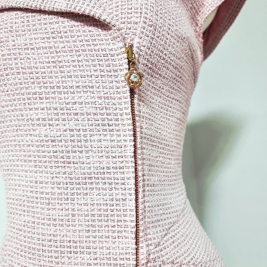 VALENTINA.L 발렌티나엘 트위드 코트형 원피스 (55) 상태최상 상품이미지3