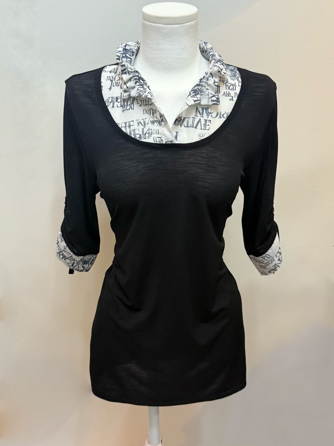 셔츠 레이어드 티셔츠/마즈깔 갸루 상품이미지1