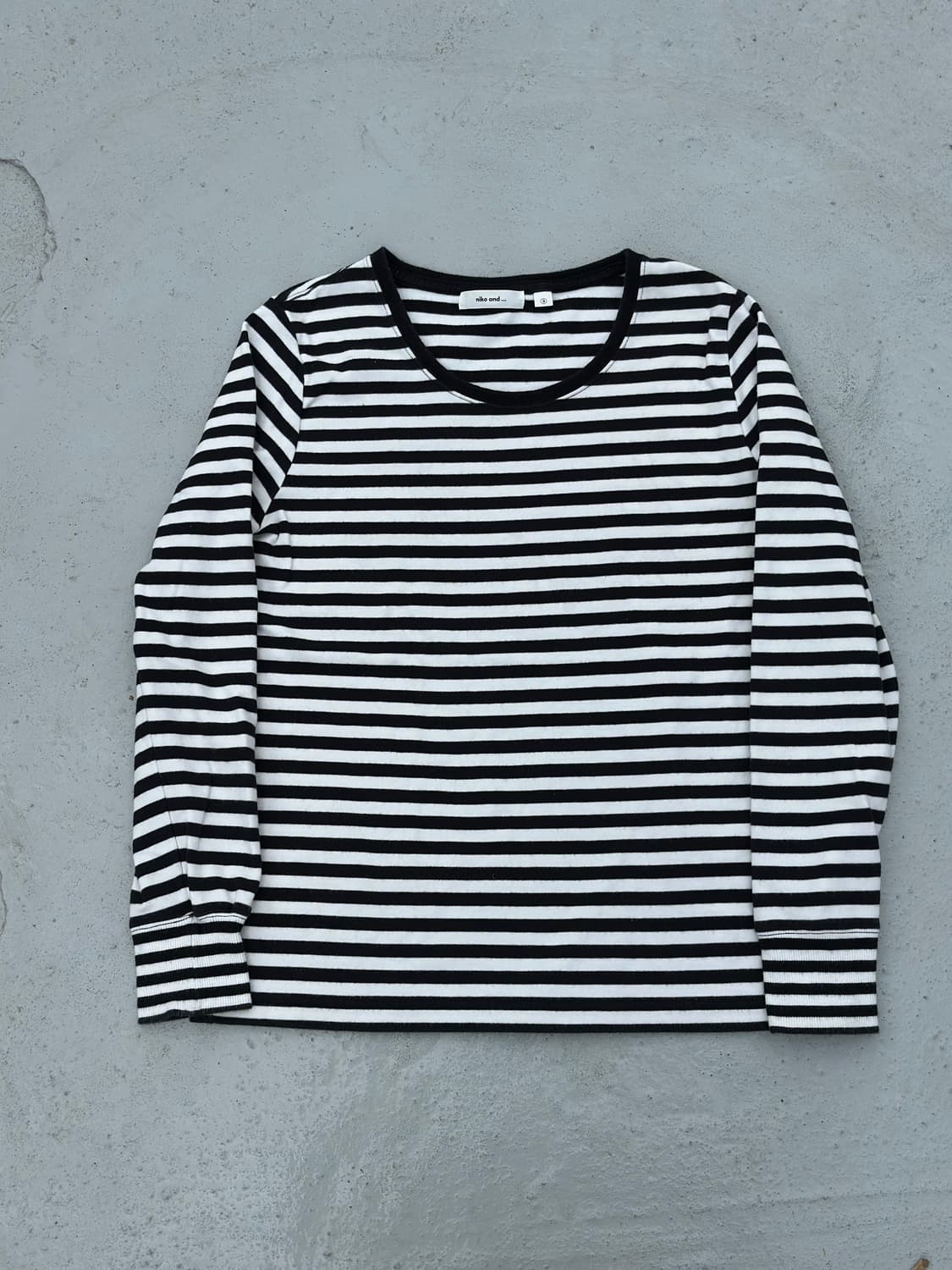 JPN 니코앤드 스트라이프 롱슬리브 상품이미지1