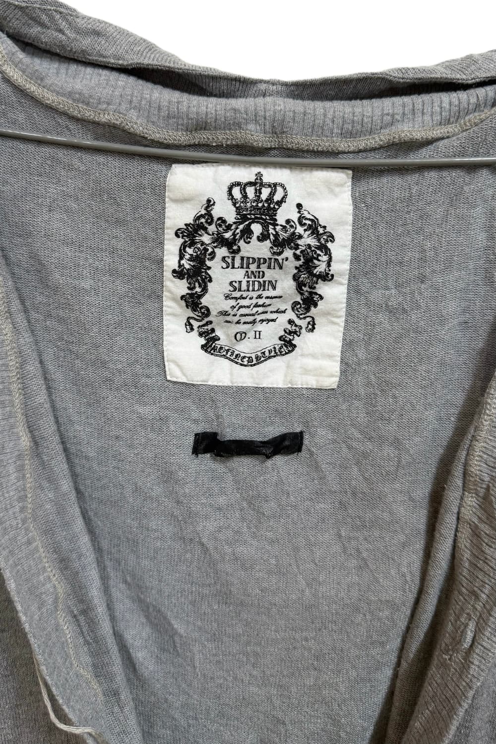 갸루 펑크st 니트 후드 롱 베스트 조끼 상품이미지3