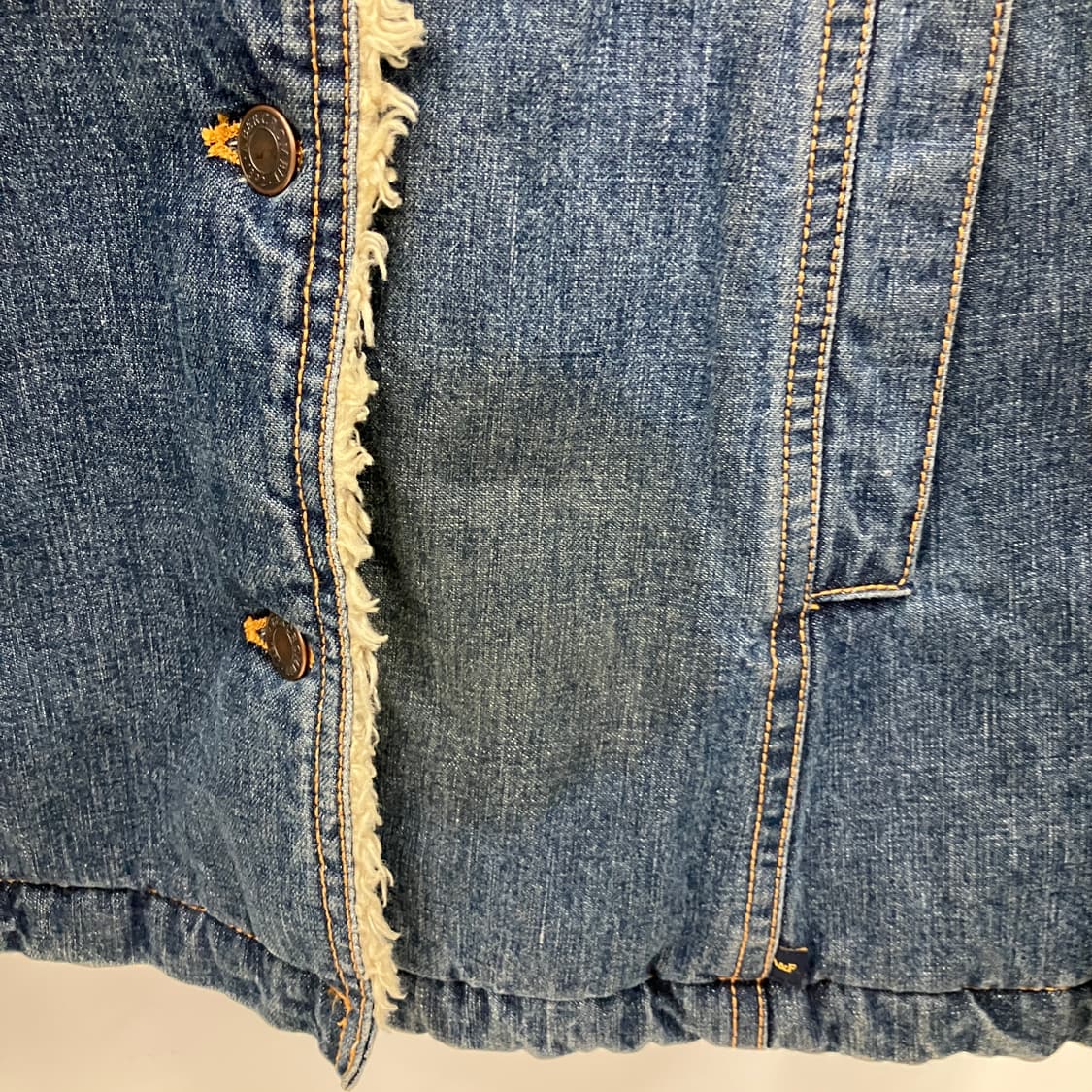 아베크롬비 쉐르파 안감 데님 자켓 M 상품이미지8