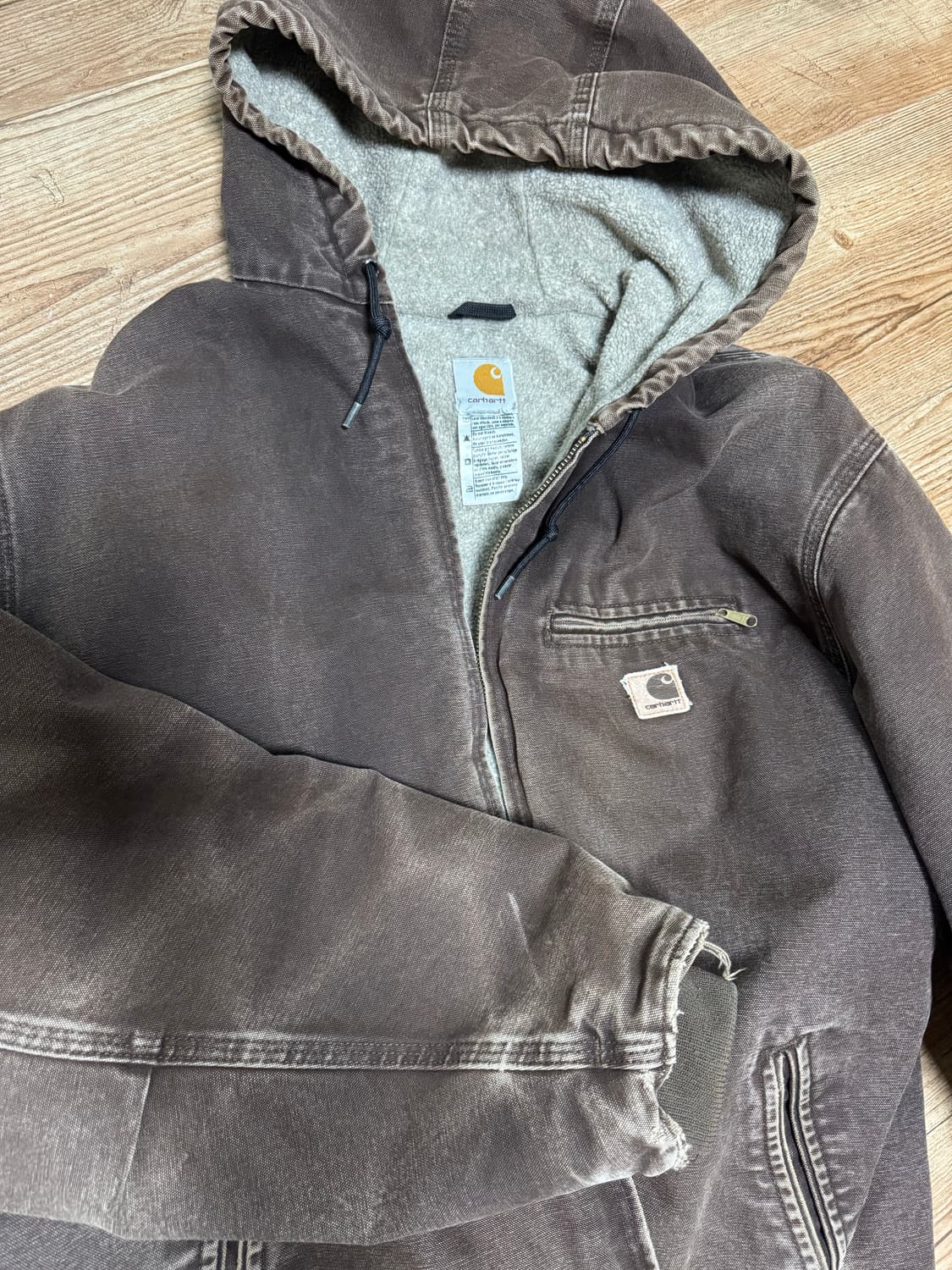 칼하트 디트로이트 후드 자켓 J141 DKB Sierra Jacket 상품이미지2
